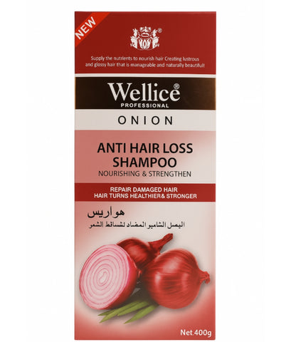 Wellice Onion Anti Hair Loss Shampoo (400 gm)