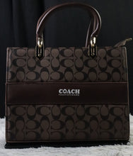 Coach Fashionware Signature Logo - Brown Tote Bag