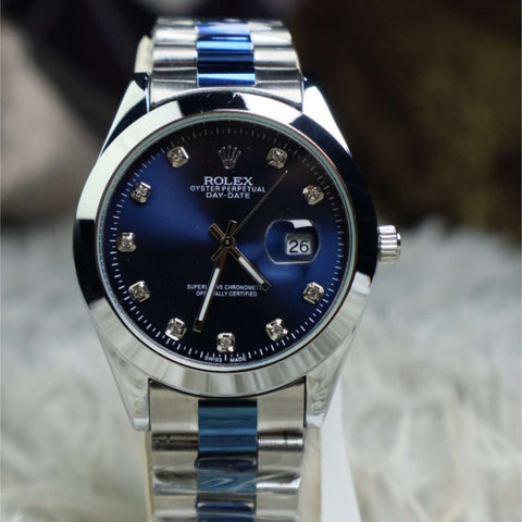 Rolex Oyster | Premium Perpetual Blue Dial - Luxury Watch