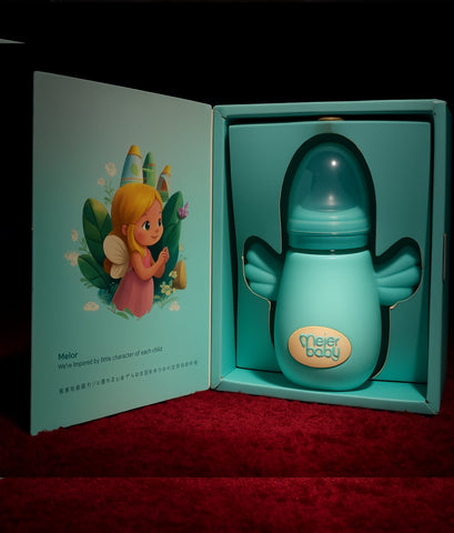 MeierBaby Premium Baby Feeder – Fairy Edition Wing Handles (180ml)