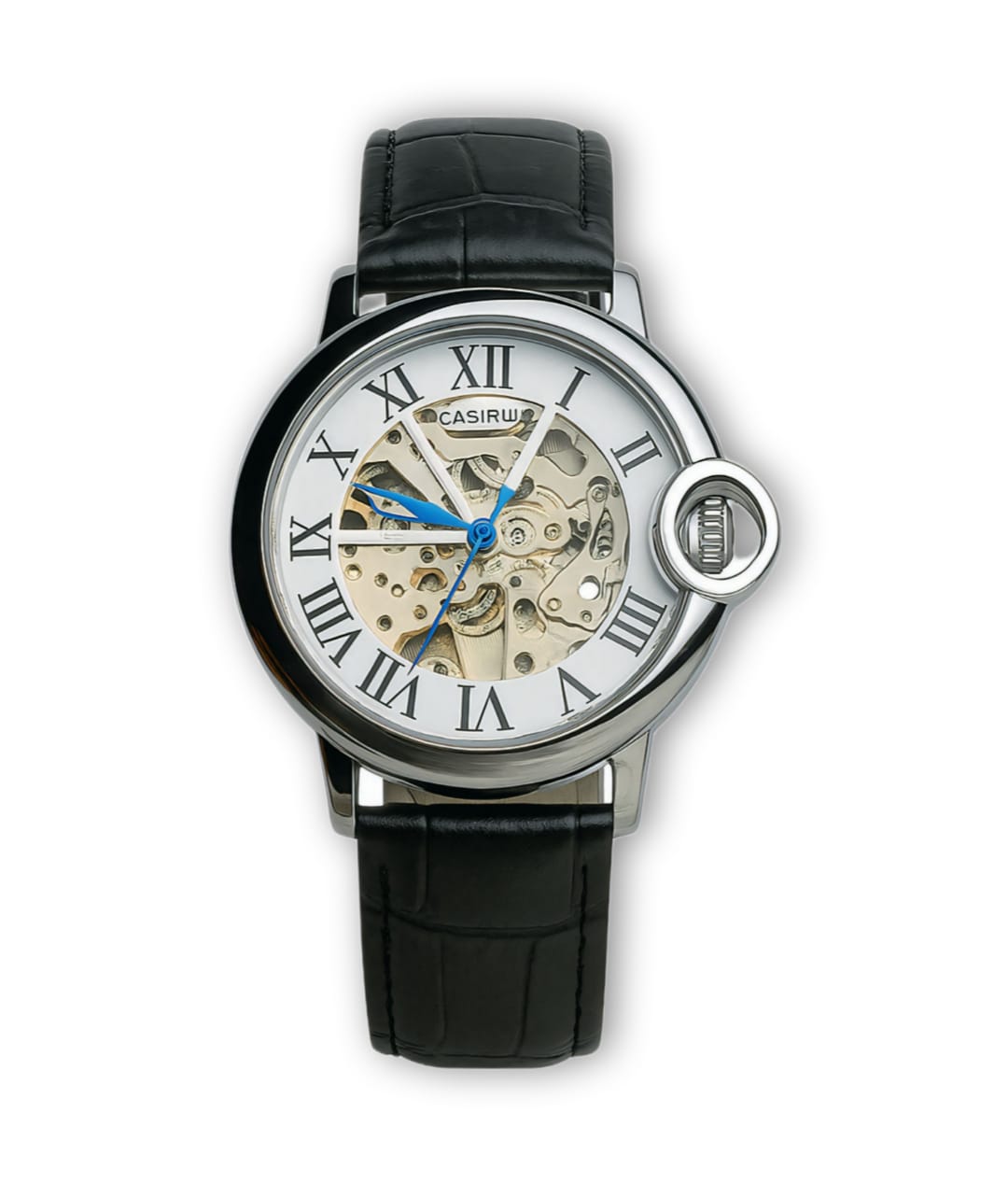 CASIRUI Analog Watch – Black Strap | Roman Dia