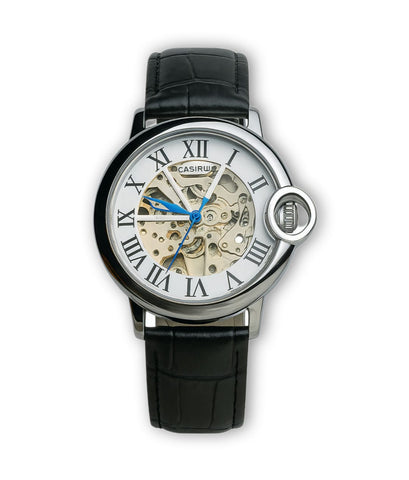 CASIRUI Analog Watch – Black Strap | Roman Dia