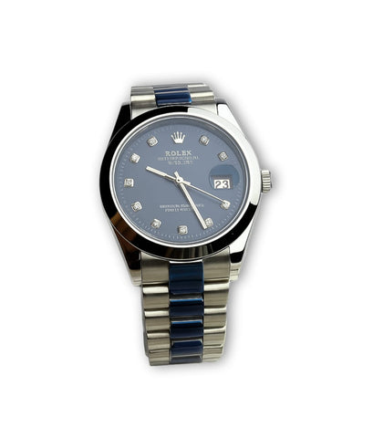 Rolex Oyster Perpetual Blue Dial Luxury Watch